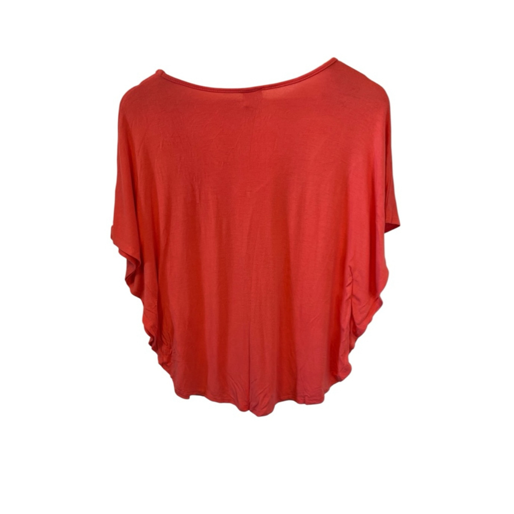 Women’s Top Coral Beaded Small Short Sleeve Loose Fit Shirt S - Picture 4 of 10